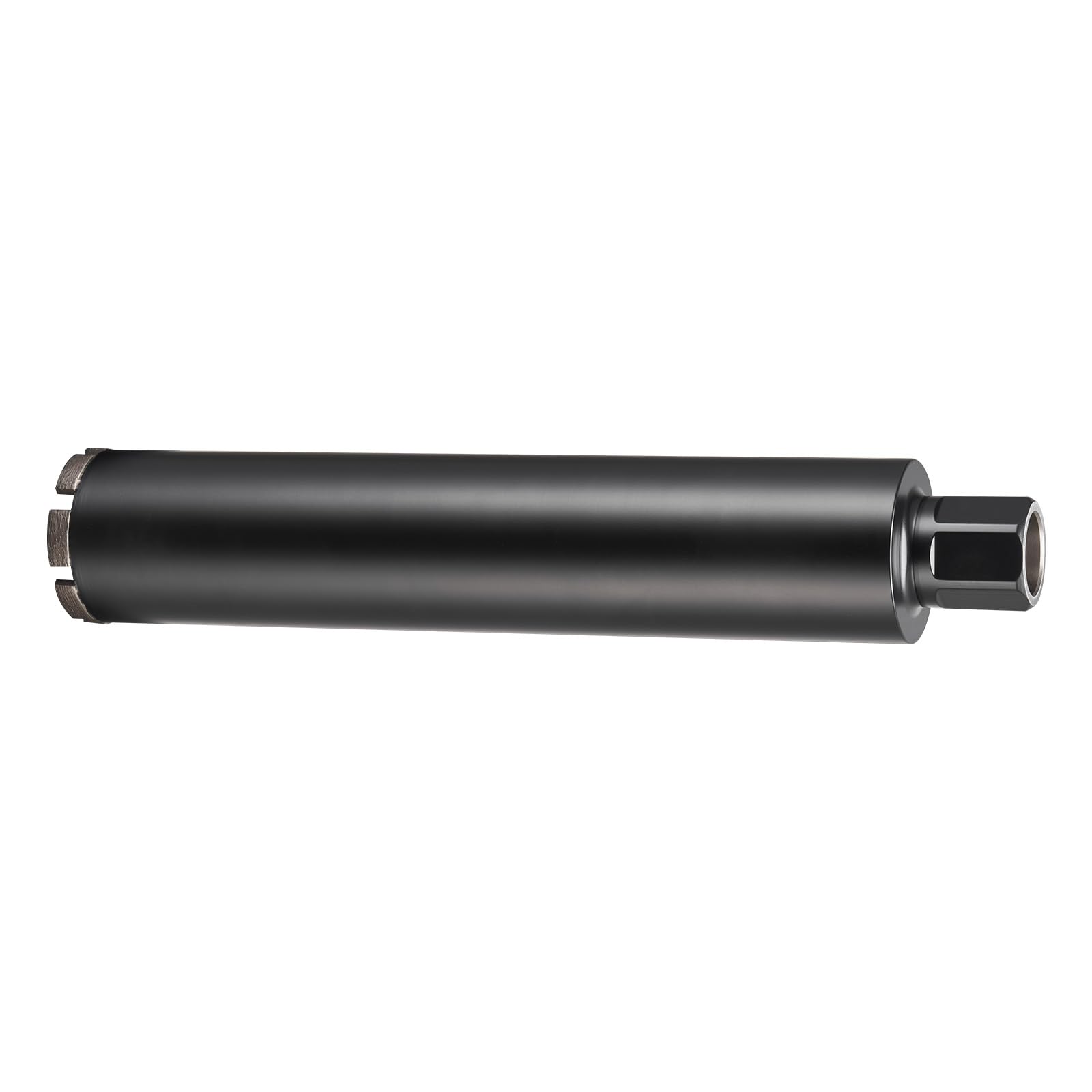 VEVOR Foret Diamant pour Carotteuse, Couronne de Carottage Humide Diamètre 76 mm et Profondeur de Perçage 356 mm, Trépan avec Filetage Intérieur 1-1/4 po-7 32 mm-7, pour Béton Armé Maçonnerie