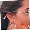 Uonlytech 2ensembles Lunettes De Remplacement Métal Pour Branches Universelles Anti-allergiques Confort Optimal Et Design Ergonomique Accessoires Légers Pour La Pression Oreilles #4