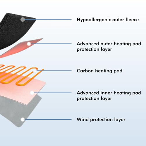 Cozybod Heated Vest, Body Warmer Women Men, with Battery Pack Included USB Rechargeable Heated Vest4