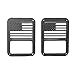 JeCar Metal Tail light Cover Guards Third Brake Light Cover for 2007-2018 JK Jeep Wrangler Unlimited JKU Sahara Rubicon Sport Willys 2/4 doors Accessories (USA Flag)