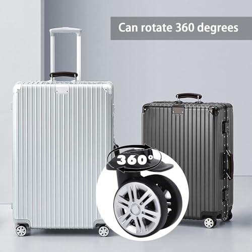 1 Pair Luggage Swivel Wheels, Luggage Replacement Wheels, Suitcase Wheels Suitcase Bag Repair Parts Swivel Wheel Replacement Suitcase Replace Repair Part Swivel Suitcase Wheel3