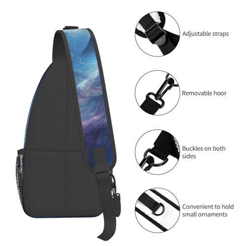 Mochila pequeña tipo sling para senderismo unisex miniatura 5