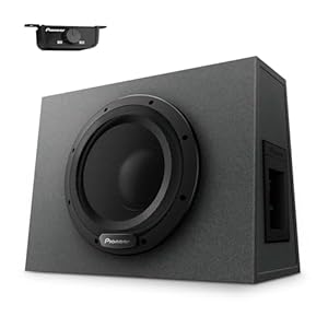 Pioneer TS-WX1010A 10” Sealed Active Subwoofer with Built In Amplifier, 1100 Watts Max Power Sub, Variable Bass Boost, Flexible Installation