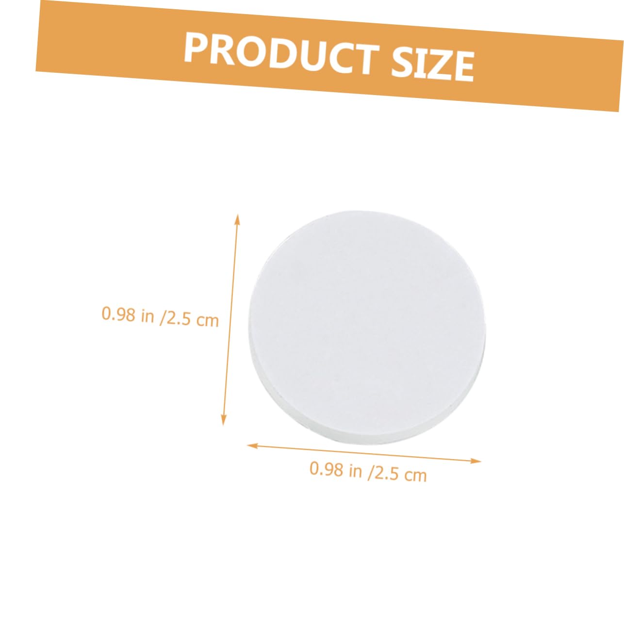 SHERCHPRY 50Pcs Self Adhesive Nail Buffing Discs for Supplies Replaceable Polishing Pads for Dead Skin Removal and Grinding Ømm Convenient Nail Grinding