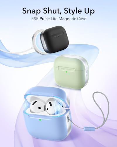 Image of ESR for AirPods 4 Gen Case, Compatible with MagSafe, Light Blue