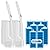 Disposable Toilet Bowl Brush and Holder, Toilet Cleaning System-2 Toilet Bowl Wand, 2 Storage Caddy&72 Toilet Brush Refills for Effective Deep Scrub Toilet, Wall-Mount Toilet Brush, 2 Pack.