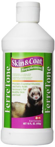 8in1 FerreTone Skin & Coat Supplement for Ferrets, 16 Ounces