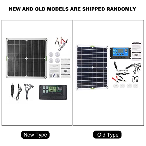 YUMILI 30-Watt-Solarmodul-Set, tragbares 12 V 100 A Batterieladegerät, Controller für Auto, Wohnmobil, Wohnwagen, Boot
