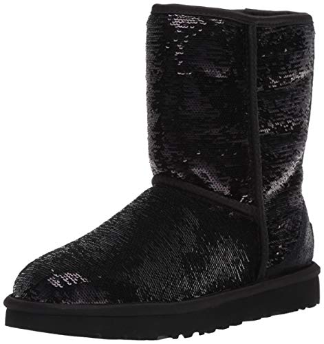 black sequin ugg