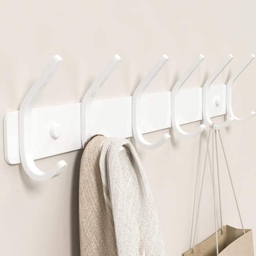 GWAAZXGZ Coat Rack Wall Mount Hooks - 15 Inch Matte