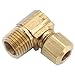 Anderson Metals 750069-0608 Compression Elbow, 3/8" x 1/2"