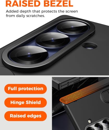 Image of Hybird Shockproof Back Cover Case for Samsung Galaxy Z Fold 8 Ultra Case with Wrist Strap, Screen Protector, Stand & Hinge Z Fold 8 Ultra 5G Cover