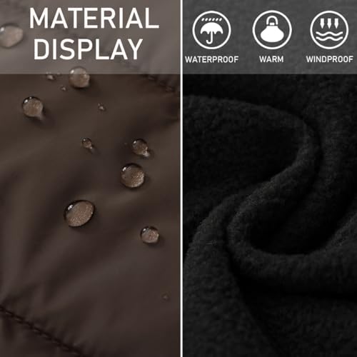 Image of Msmsse Men's Outerwear Vests Winter Quilted Padded Vest Gilet Stand Collar Warm Puffer Vest