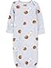 Simple Joys by Carter's Neutral 3-pack Neutral Cotton Sleeper Gown, Milk and Cookie, NB