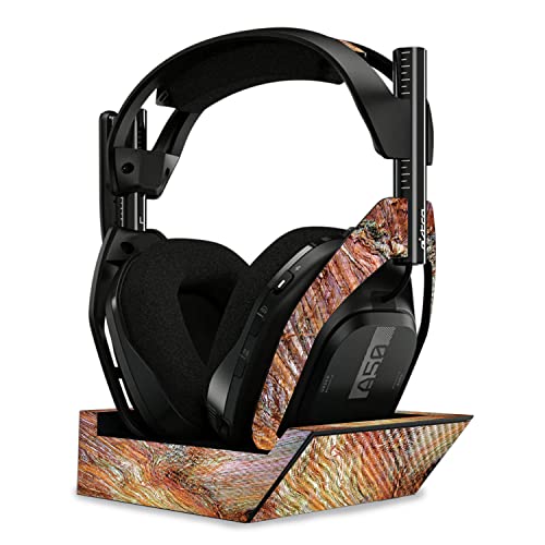 Image of MightySkins Carbon Fiber Skin Compatible with Astro A50 Wireless Headphones + Base Station (Gen 4) - Woodlands | Protective, Durable Textured Carbon Fiber Finish | Easy to Apply | Made in The USA