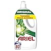 Ariel Detergente Lavadora Liquido 80 Lavados, Original, Jabon Limpieza Mejorada en Ciclos Mas Frios con la Exclusiva Tecnologia de limpieza en Frio