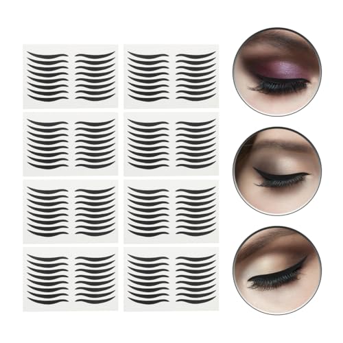 NOLITOY 80 Pares Pegatinas Delineador Negro para Ojos miniatura 5
