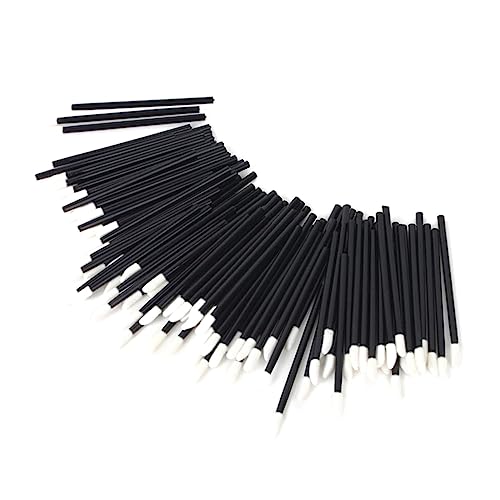 BELLIFFY 50個使い捨てリップ アプリケーター 口紅 リップグロス メイクアップツールキット 柔らかいスポンジヘッド 均一塗