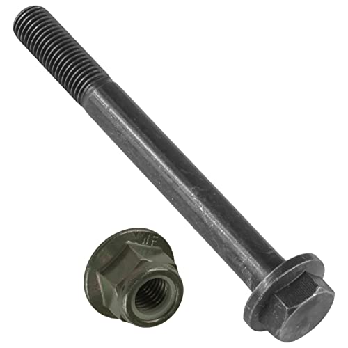 Caltric M10 X 1.25 Hex Flanged Screw Bolt with Nut compatible with Polaris 7518560 7519043 7547333