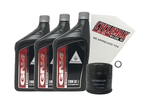 Cyclemax Oil Change Kit compatible with 2013-2023 Honda CBR 500 CBR500 CBR500R 500R R ABS