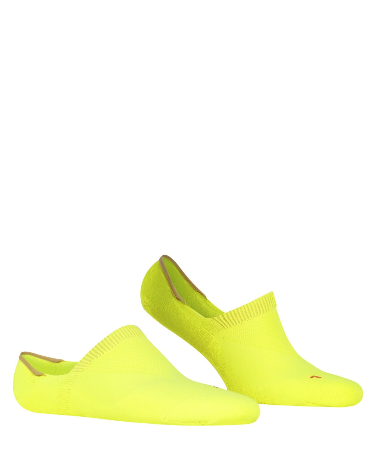 FALKE Uniseks Stopki Cool Kick Invisible U In materiał funkcyjny niewidoczne jednokolorowe 1 Para, Żółty Lightning 1325, 42-43