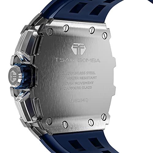 Image of TSAR BOMBA Mens Watch for Men Waterproof Men's Wrist Watches Gift for Men