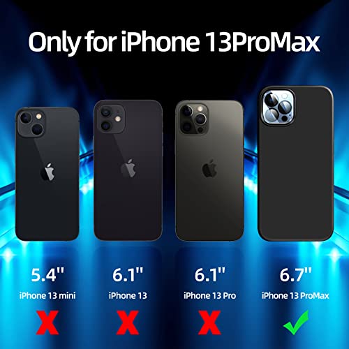 Dssairo [5 In 1 For Iphone 13 Pro Max Case 6.7 Inch, With 2 Pack Screen Protector + 2 Pack Camera Lens Protector, Liquid Silicone Ultra Slim Shockproof Protective Phone Case (Black)… #TOP5