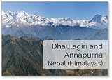 Imán para nevera de Dhaulagiri y Annapurna Himal
