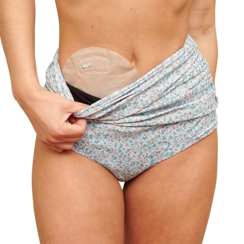 SIIL Ostomy Bag Covers for Women - Swimwear - Colostomy bag covers - Compatible W/all Ostomy bags - Made in Europe (XXL)