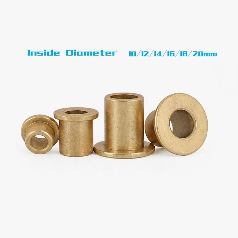 Messing-Wellenhülse Mit Flansch - Selbstschmierende Lagerbuchsen Für Heimwerker