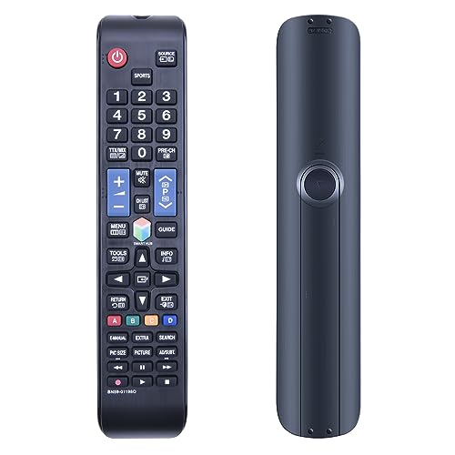 TCNOUMT BN59-01198Q Fernbedienung Kompatibel mit Samsung LED Smart TV AA59-00594A Ersatzfernbedienung UE43NU7400U UE32J6200AW UE40F8000 UE43J5500AK UE48J5605AK UE55JU6475 UE60J6275