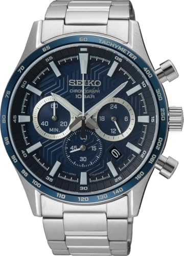 [ZCR[] SEIKO 1/5bNmOt NI[c CHRONOGRAPH QUARTZ Y rv SSB445P1 Tt@CAKX Vo[ lCr[u[ COf [sAi]