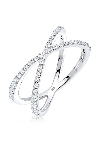 Elli - Bague Femme - Argent 925/1000 Oxyde de Zirconium