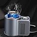 YUEMIDAMY 2-in-1 Smart Cooler Cups Holder, Portable Car Cooler Cup Mug Tumbler Holder Practical Small Cooler Cooling and Heating Beverage for Office,Travel,Truck,Household (Without Cup)