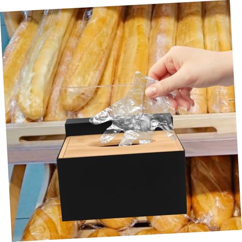 Organizador para guantes negro de madera miniatura 2
