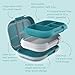 Bentgo Kids Chill Leak-Proof Lunch Box - Included Reusable Ice Pack Keeps Food Cold; 4-Compt. Bento Box; Microwave/Dishwasher Safe; 2 Year Manufacturer's Warranty (Confetti Edition - Truly Teal)