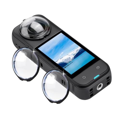 Flymile X5 Premium Lens Guard for Insta360 X5 High Transparency Tempered Glass Lens Protector Cover for Insta 360 X5 Protective Camera Anti-scratch Accessories