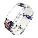 KisFace for Fitbit Charge 2 Replacement Elastomer Bands, Accessories Wristbands Small Large Photo Printing Series with Various Topics
