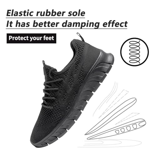 Image of DLWKIPV Men's Shoes Running Road Walking Sneakers Sports Athletic Workout Gym Shoes Casual Comfortable Breathable Fashion