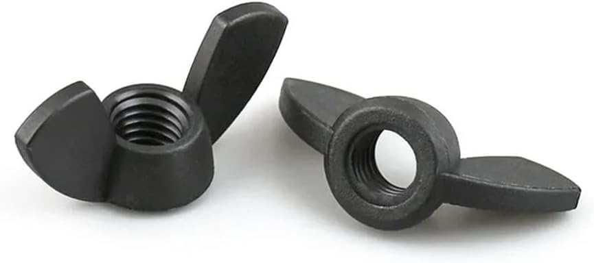 Wing Nuts ，Butterfly Wing Nut ，20pcs Hand Tighten Nut Wingnut Butterfly Plastic Thumb Nut M3 M4 M5 M6 M8 M10 M12 Hardware Nut(M12)