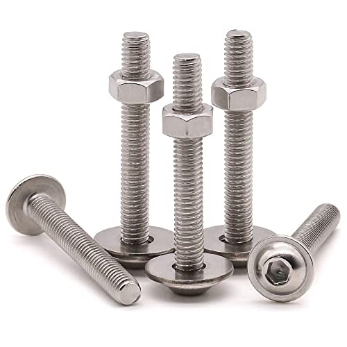 RoyceMart (30�Z�b�g) M5-0.8 x 30mm �t�����W�t�����b�V���[�{�^���w�b�h�\�P�b�g�L���b�v�l�W M5-0.8�Z�p�i�b�g�Ɠ���t���b�g���b�V���[�t���A�X�e�����X�X�`�[��304(18-8)