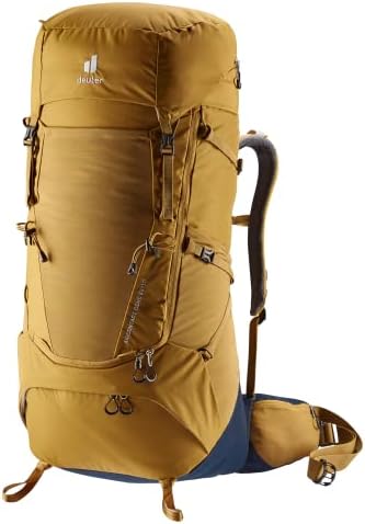 Deuter Aircontact Core 65+10L Hiking Backpack - Almond-Ink