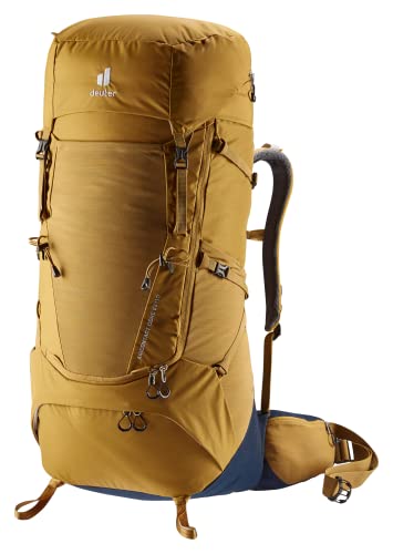 Deuter Aircontact Core 65+10L Hiking Backpack - Almond-Ink