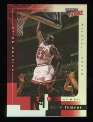 Basketball Trading Card NBA 1999-00 Upper Deck Ultimate Victory MJ's World Famous MJ11 Michael Jordan NM Near Mint Bulls