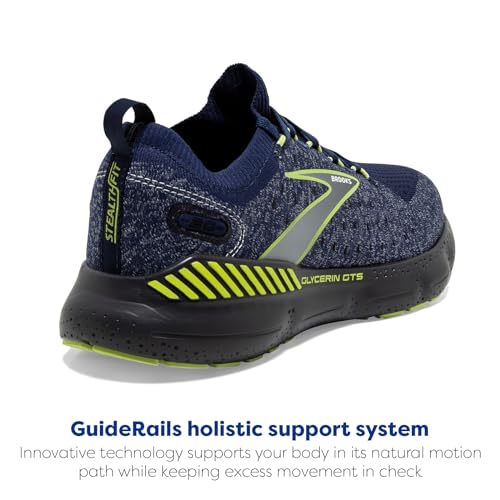 Brooks Men’s Glycerin StealthFit GTS 20 Supportive Running Shoe3