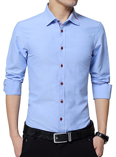 XTAPAN Men's Long Sleeve Shirt
