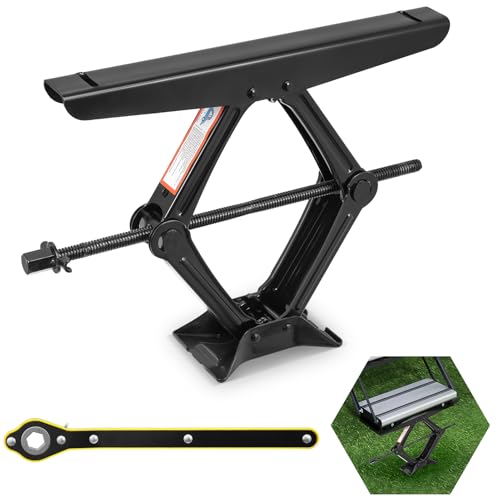 Teodute Tragfähig 4400lbs RV-Stufenstabilisator-Kit, 3.1-12.6 Höhenverstellbarer Wohnmobil Stufenstabilisator Set, Geeignet für 5th Wheels RV, Reiseanhänger, RV Step, Camper Step