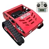 HIRAITORA Remote Control Lawn Mower, 9HP Gas Powered 45° Slope-Capable Tracked Mower, All-Terrain Hillside Mowing Machine for Professional Landscaping