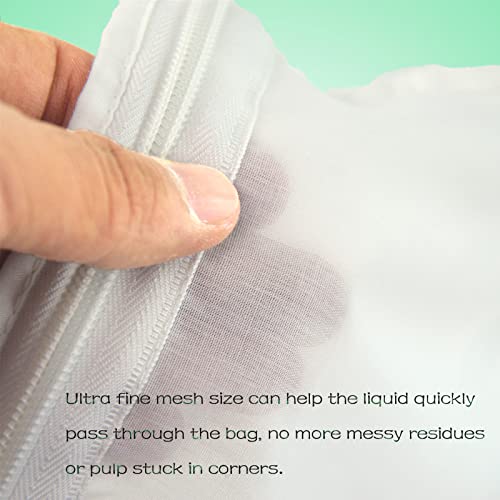 Wmkgg EA-021 Ultra Fine Mesh Strainer Bags, Reusable Mesh Filter Bags thumb #2