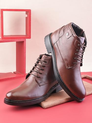 Image of Carlton London Men's Urban Explorer Lace-up Leather Boots